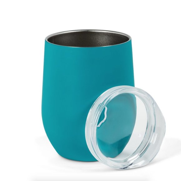 Single Bevi - Insulated Wine Tumbler (Turquoise) - Picture 2 of 6